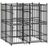 Outdoor Dog Kennel Steel 39.7 ftÂ¬â‰¤