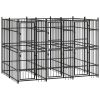 Outdoor Dog Kennel Steel 59.5 ftÂ¬â‰¤