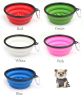 Portable Pet Feeder Travel Foldable Pet Dog Bowl Silicone Collapsible Slow 350ml/1000ml Feeding Bowl